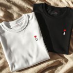 2 Matching T-shirts με Μονογράμματα, Δώρο για Ερωτευμένους