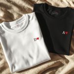 2 Matching T-shirts Προσωποποιημένα με Μονογράμματα
