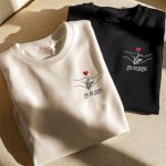 2 Matching T-shirts με Πρωσοποποίηση, Μοναδικό Δώρο Ζευγαριού