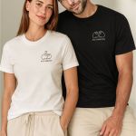 2 Matching T-shirts με Κείμενο, Ιδανικό Δώρο Αγάπης