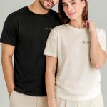2 Matching T-shirts με Πρωσοποποίηση, Τέλειο Δώρο για Ζευγάρι