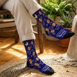 Πασχαλινές Fashion Κάλτσες με Φωτογραφία, Δώρο για Νονό