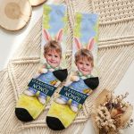 Fashion Κάλτσες με Φωτογραφία, Δώρο Πάσχα για Νονούς