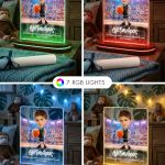 Δώρο Πάσχα, Φωτιστικό LED με Μαύρη Φανέλα και Λαμπάδα