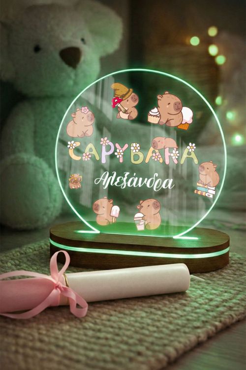 Premium Σετ Φωτιστικό LED με Όνομα & Λαμπάδα για Παιδιά