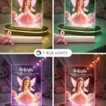 LED Φωτιστικό με Φωτογραφία και Premium Λαμπάδα, Δώρο Πάσχα