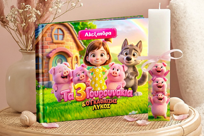 Παραμύθι με λαμπάδα δώρο πάσχα