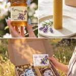 Premium Πασχαλινό Σετ Νονάς Κούπα, Μέλι, Λαμπάδα & Honey Dipper