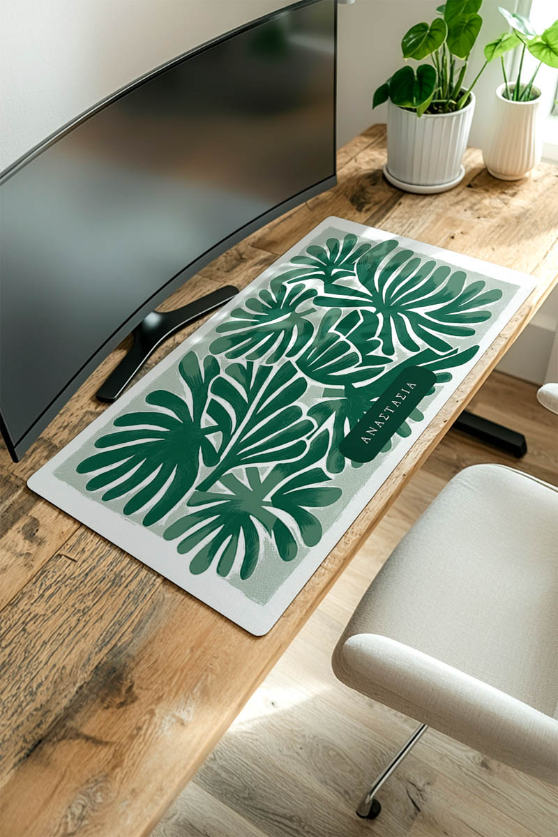Deskmat - Mousepad XXL Γραφείου Αντιολισθητικό με Όνομα