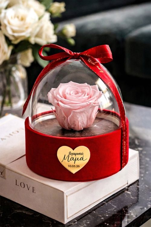 Forever Rose Σε Θήκη με Θόλο, Ξεχωριστό Δώρο για Μαμά