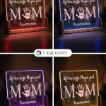Επιτραπέζιο LED Φωτιστικό με Όνομα, Δώρο για την Μαμά