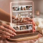 Φωτιστικό Επιτραπέζιο με Φωτογραφίες Filmstrip, Δώρο για Μητέρα