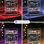 Φωτιστικό Επιτραπέζιο με Φωτογραφίες Filmstrip, Δώρο για Μητέρα
