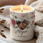 Διακοσμητικό Κερί με Άρωμα Vanilla Cream, Δώρο για τη Μαμά