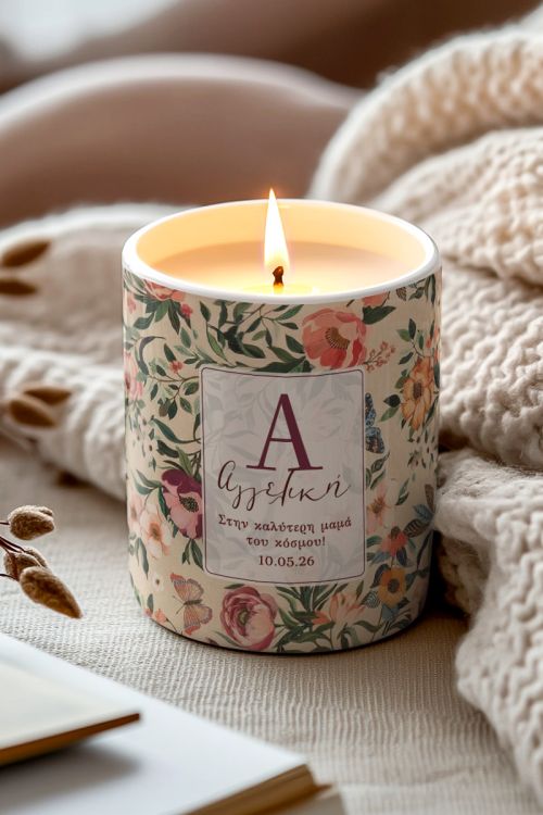 Αρωματικό Κερί Vanilla Cream, Δώρο για τη Μητέρα