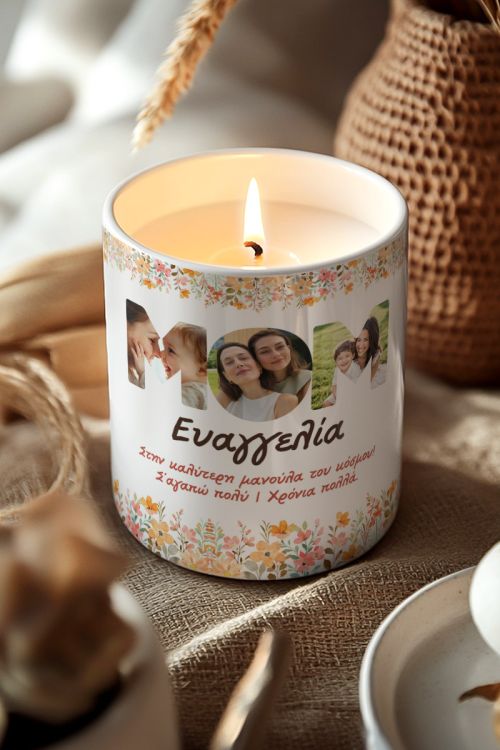Κερί με Άρωμα Βανίλιας, Μοναδικό Δώρο για Μητέρα