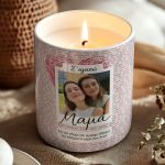 Προσωποποιημένο Αρωματικό Κερί Vanilla, Δώρο για τη Μητέρα