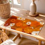 Mousepad XXL Γραφείου – Deskmat Μεγάλο με Μαργαρίτες