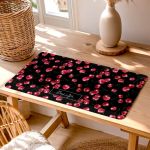 Deskmat XXL Mousepad Γραφείου Ανθεκτικό με Όνομα & Κεράσια