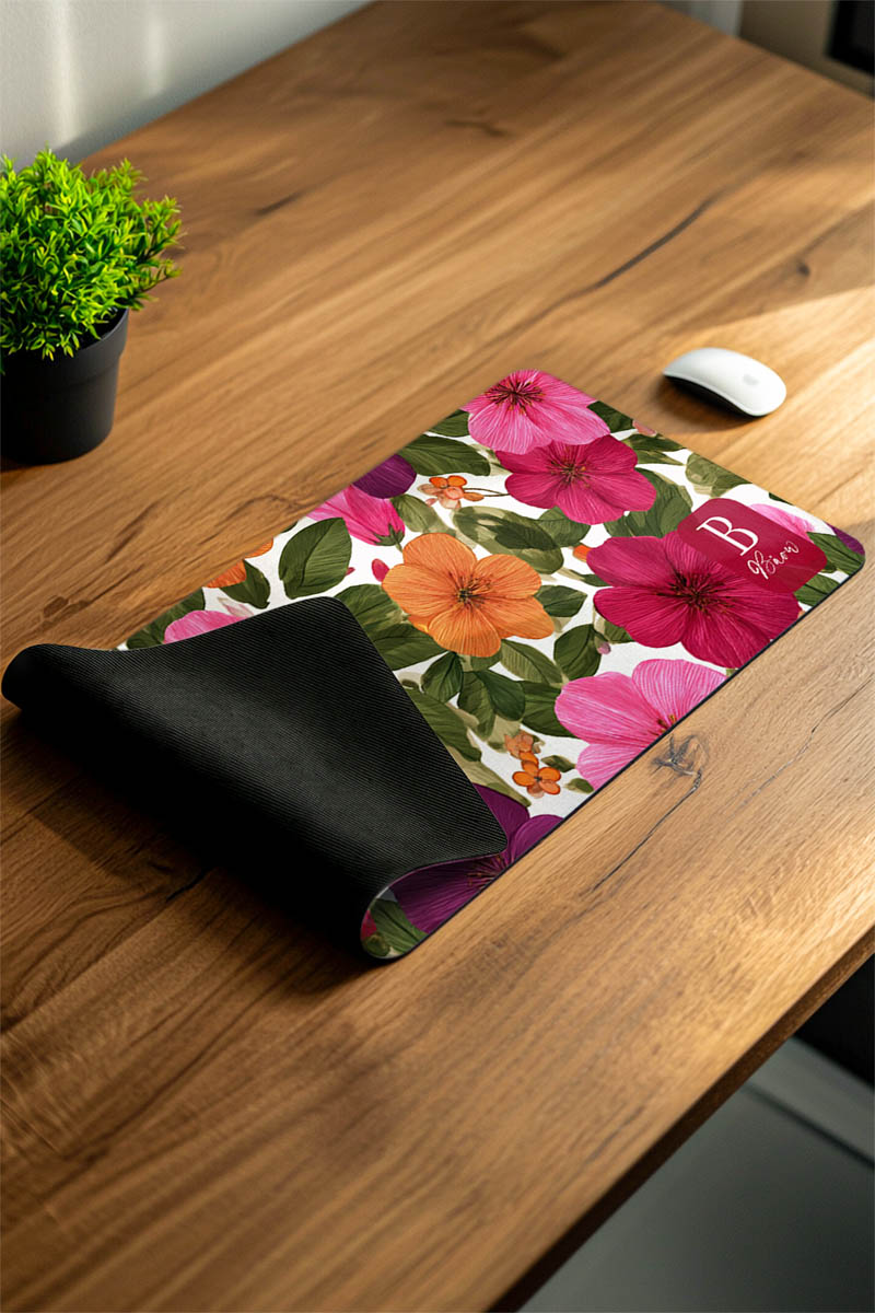 Mousepad XXL Γραφείου – Deskmat Μεγάλο με Λουλούδια