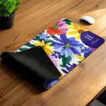 Premium Deskmat XXL Γραφείου με Πολύχρωμα Λουλούδια