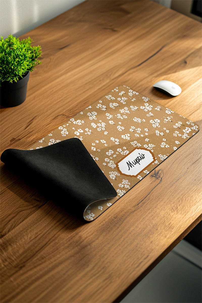 Deskmat XXL για Άνεση στο Γραφείο με Ανθισμένη Αμυγδαλιά