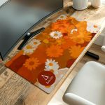 Mousepad XXL Γραφείου – Deskmat Μεγάλο με Μαργαρίτες