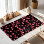 Deskmat XXL Mousepad Γραφείου Ανθεκτικό με Όνομα & Κεράσια