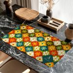 Deskmat XXL Γραφείου για Gaming & Εργασία με Μαργαρίτες
