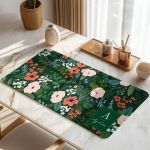 Deskmat XXL Αντιολισθητικό για Γραφείο με Λουλούδια & Όνομα