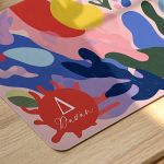 Deskmat XXL Mousepad Γραφείου με Όνομα & Μονόγραμμα