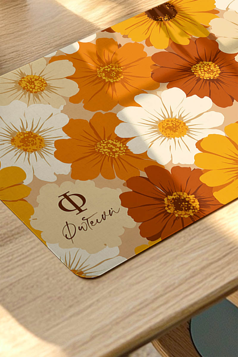 Premium Deskmat XXL για Άνεση στο Γραφείο με Μαργαρίτες
