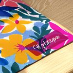 Deskmat XXL Αντιολισθητικό Mousepad Floral με Όνομα