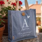 Καθημερινή Βαμβακερή Τσάντα Tote, Mother's Day Gift