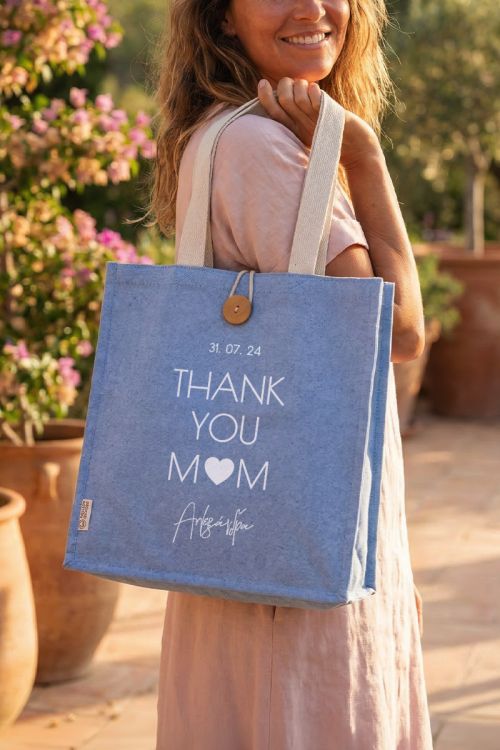 Deluxe Τσάντα Ώμου με Όνομα για Μαμάδες, Thank You Mom