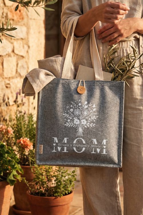 Προσωποποιημένη Υφασμάτινη Tote Bag, Δώρο για την Μητέρα