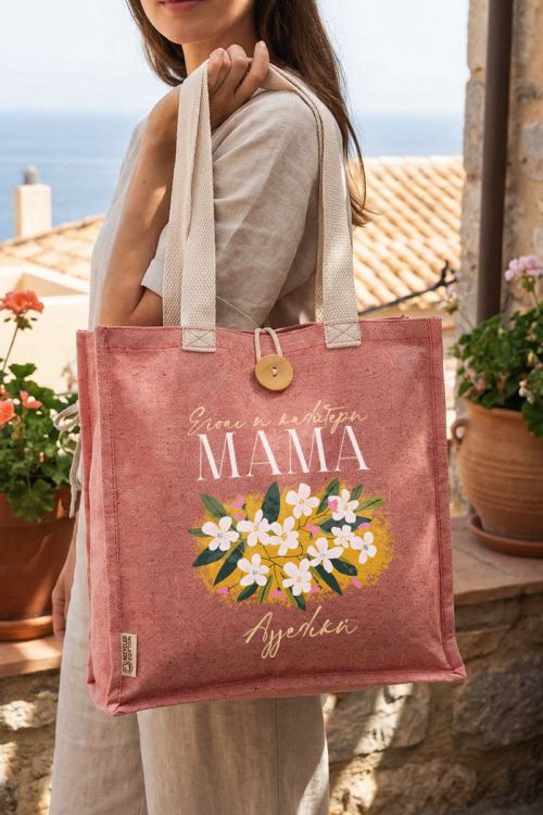 Οικολογική Τσάντα Tote, Δώρο για την Καλύτερη Μαμά