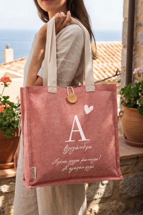 Καθημερινή Βαμβακερή Τσάντα Tote, Mother’s Day Gift