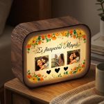 Φωτιστικό LED Lightbox για Μαμά με Αφιέρωση & Φωτογραφίες