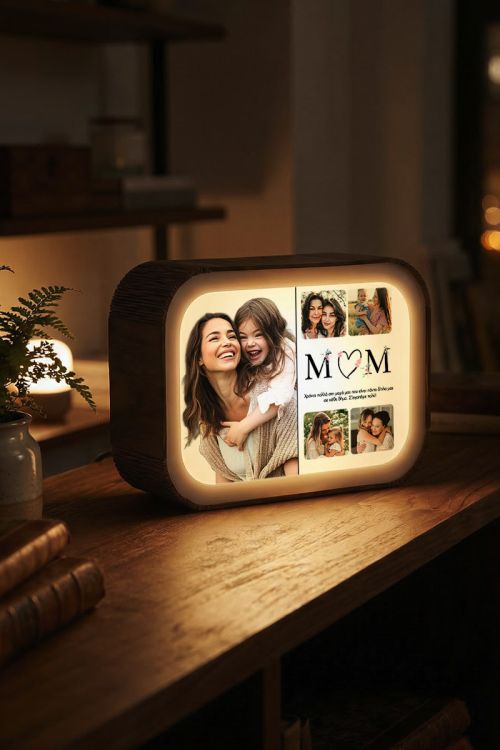 Lightbox Προσωποποιημένο με Φωτογραφίες, Δώρο για Μαμάδες