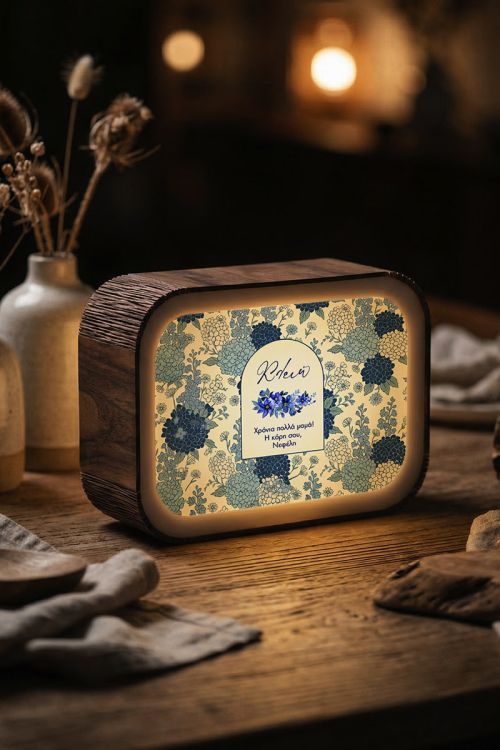 Δώρο για τη Μαμά: Premium Φωτιστικό Lightbox με Λουλούδια