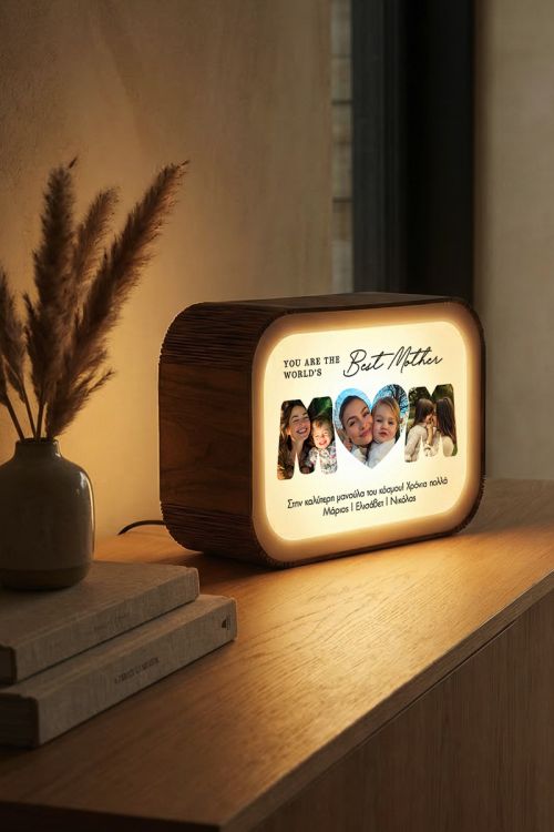 Lightbox με Μοντέρνο Design Best Mother, Δώρο για Μαμάδες