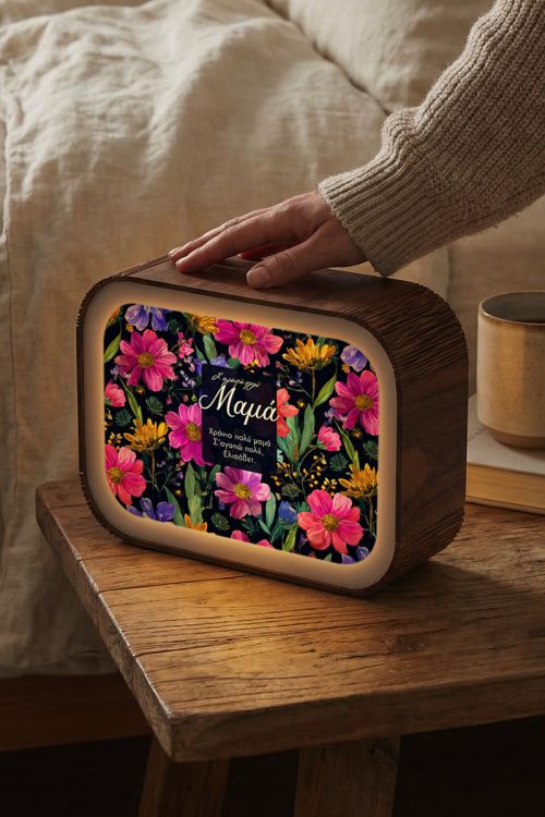 Lightbox με Λουλούδια - Ιδέα Δώρου για Γιορτή Μητέρας