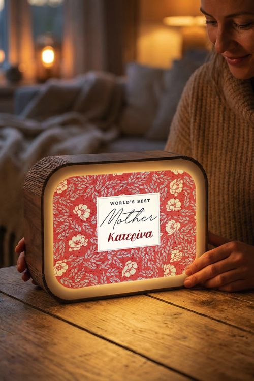 Προσωποποιημένο Lightbox για Μαμά - World's Best Mother