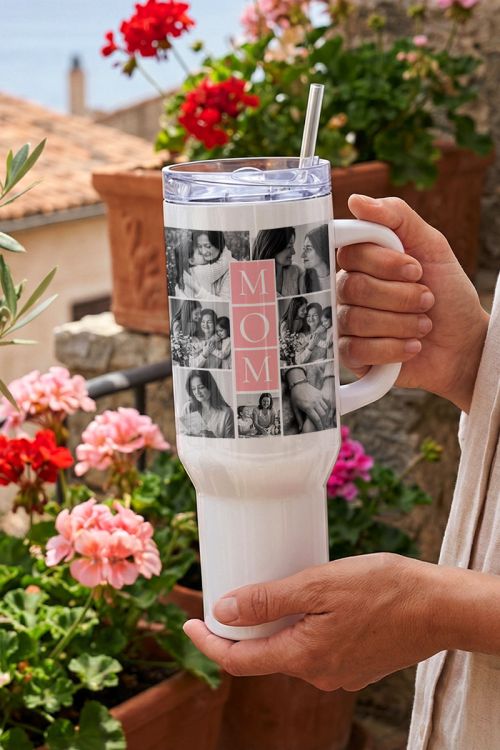Premium Θερμός Tumbler με Καλαμάκι, Πρωτότυπο Δώρο με Αφιέρωση
