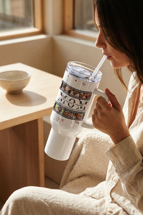 Premium Tumbler Θερμός Δώρο για Μητέρα με Φωτογραφίες Φιλμ