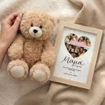 Gift Box Αγάπης για Μητέρα με Κορνίζα & Αρκουδάκι