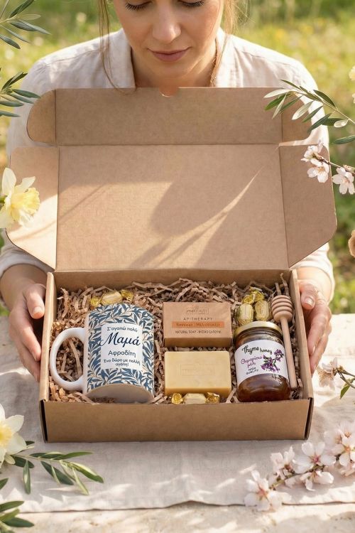 Luxury Set Γιορτής Μητέρας – Δώρο: Κούπα, Σαπούνι & Μέλι