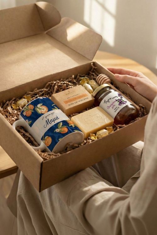 Luxury Σετ Μαμάς Κούπα, Σαπούνι & Μέλι, Δώρο Mother's Day