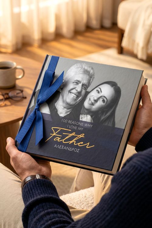 Photobook με Φωτογραφίες: 100 Λόγοι Αγάπης για τον Πατέρα